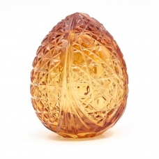 Хрустальное Яйцо-8 малое, янтарное